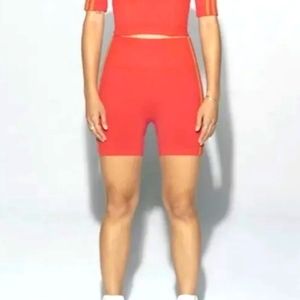 Adidas x Ivy Park Beyonce Coral High Waisted Bike Shorts